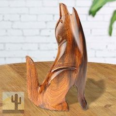 172179 - 6.5in Tall Coyote Hand-Carved in Ironwood