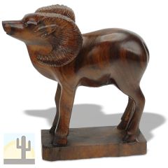 172183 - 5in Tall Big Horn Sheep Hand-Carved in Ironwood