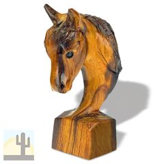 172193 - 6in Tall Horse Bust Hand-Carved in Ironwood