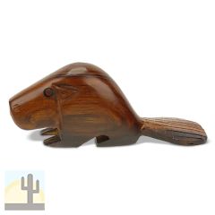 172222 - 5in Long Beaver Hand-Carved in Ironwood