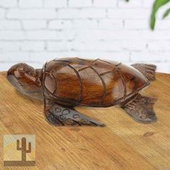 172235 - 5in Long Detailed Sea Turtle Ironwood Carving