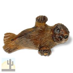 172251 - 4in Long Harp Seal Pup Hand-Carved in Ironwood