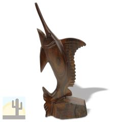 172256 - 12in Tall Marlin Hand-Carved in Ironwood