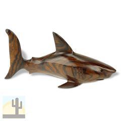 172264 - 9in Long Shark Hand-Carved in Ironwood