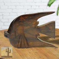 172311 - 5in Swimming Angel Fish Ironwood Carving - 2411
