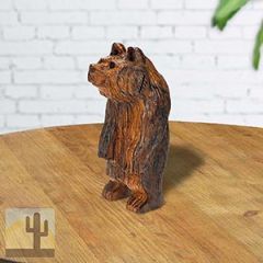 172441 - 3in Standing Black Bear Ironwood Carving - 1865