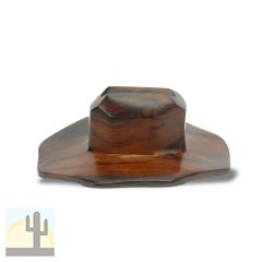 172501 - 5in Cowboy Hat Ironwood Carving - 1741