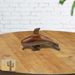 172531 - 4in Swimming Dolphin Ironwood Carving - 2000