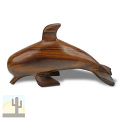 172535 - 12in Swimming Dolphin Ironwood Carving - 2004