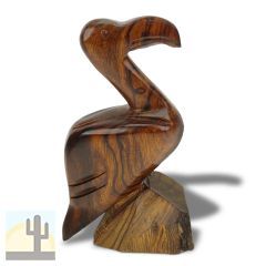 172581 - 5in Flamingo on Base Ironwood Carving - 2711