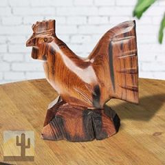172671 - 4in Rooster Ironwood Carving - 3520