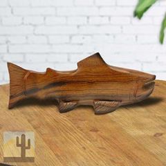 172694 - 12in Salmon Ironwood Carving - 3254