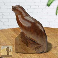 172713 - 8in Sea Lion Ironwood Carving - 2453
