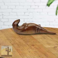 172723 - 6.5in Sea Otter Ironwood Carving - 2462