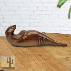 172724 - 9in Sea Otter Ironwood Carving - 2463
