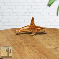 172791 - 4in Orca Ironwood Carving - 2240
