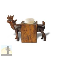 172861 -  Deer Body Ironwood Votive Holder - 7892