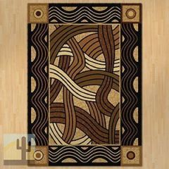 202144 - Low Pile Nylon Hand Coiled Natural 8ft x 11ft Area Rug