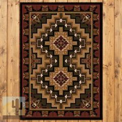 202511 - Low Pile Nylon Hill Country 3ft x 4ft Area Rug