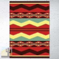 202663 - Low Pile Nylon Scout 5ft x 8ft Area Rug