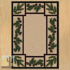 202754 - Low Pile Nylon Valley Forest 8ft x 11ft Area Rug