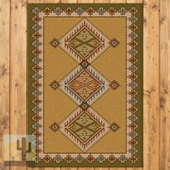 202771 - Low Pile Nylon Ancestry 3ft x 4ft Area Rug