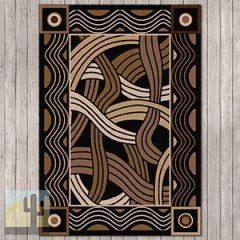 203052 - Low Pile Nylon Hand Coiled 4ft x 5ft Area Rug