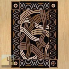 203054 - Low Pile Nylon Hand Coiled 8ft x 11ft Area Rug