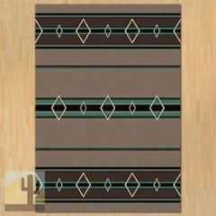203224 - Low Pile Nylon Old Timer 8ft x 11ft Area Rug
