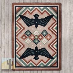 203272 - Sunset Dance 4ft x 5ft Low Pile Area Rug