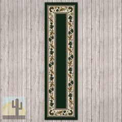 203295 - Three Sisters 2ft x 8ft Hall Runner in Green