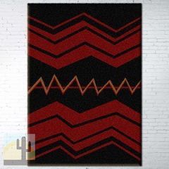 203343 - War Path2 5ft x 8ft Low Pile Area Rug