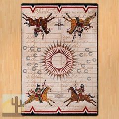 203354 - War Records 8ft x 11ft Low Pile Area Rug