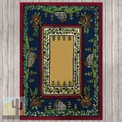 203382 - Cabin In The Pines 4ft x 5ft Low Pile Area Rug