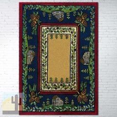 203383 - Cabin In The Pines 5ft x 8ft Low Pile Area Rug