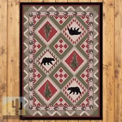 203541 - Forest Pine 3ft x 4ft Low Pile Area Rug