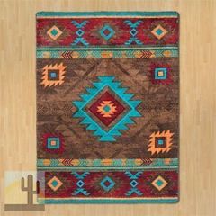 203564 - Whiskey River Turquoise 8ft x 11ft Rug