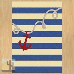 203594 - Rope and Anchor Natural 8ft x 11ft Rug