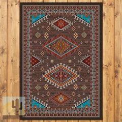 203701 - Persian Southwest Brown 3ft x 4ft Rug