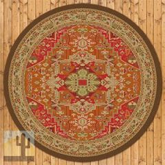 203746 - Persia Glow 8ft Round Low Pile Area Rug