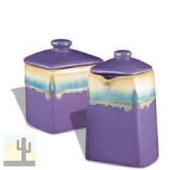 212032 - Prado-Padilla Stoneware Cream and Sugar Set - Light Purple