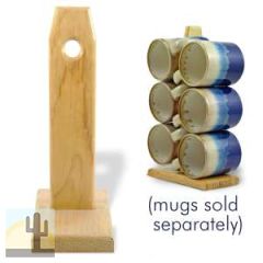 215582 - Wooden Mug Holder Post for 6 Mara or Padilla Mugs
