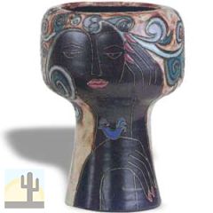 215622 - 503V1 Mara Stoneware Vase Chalice Large Limited Series