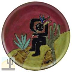 215680 - 540R3 Mara Kokopelli Stoneware 12in Platter
