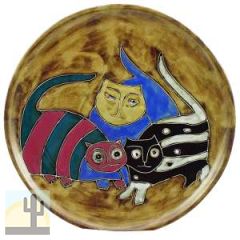 215685 - 540R8 Mara Cats Stoneware 12in Platter