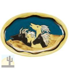 215986 - 545HS Mara Stoneware 16in Oval Platter Horse
