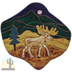 216050 - 557A1 Mara Stoneware Dinner Plate Moose Animals