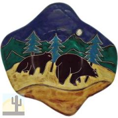 216053 - 557A4 Mara Stoneware Dinner Plate Bear Animals