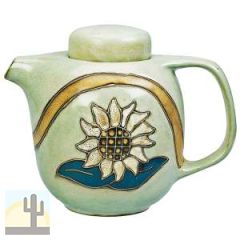 216150 - 575SF Mara Stoneware 44oz Tea Pot Sun Flower
