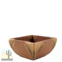 216419 - Prado Gourmet Stoneware Square Bowl - Rustic Brown